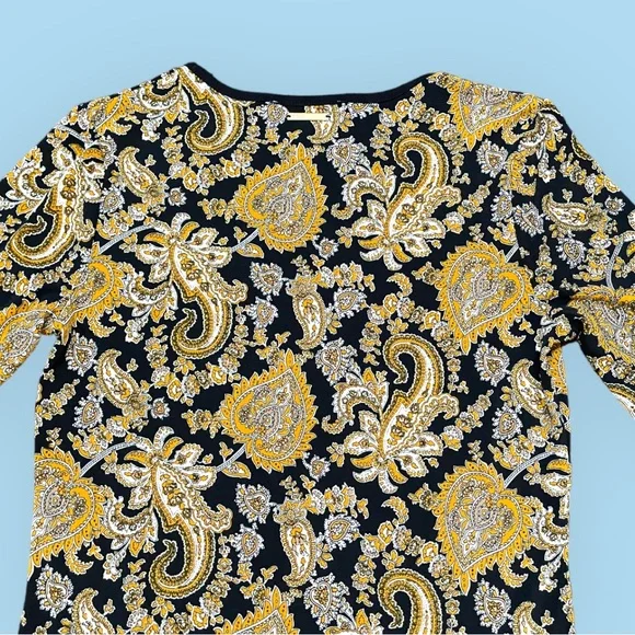 Michael Kors Paisley Bell Sleeve Dress - Picture 7 of 13